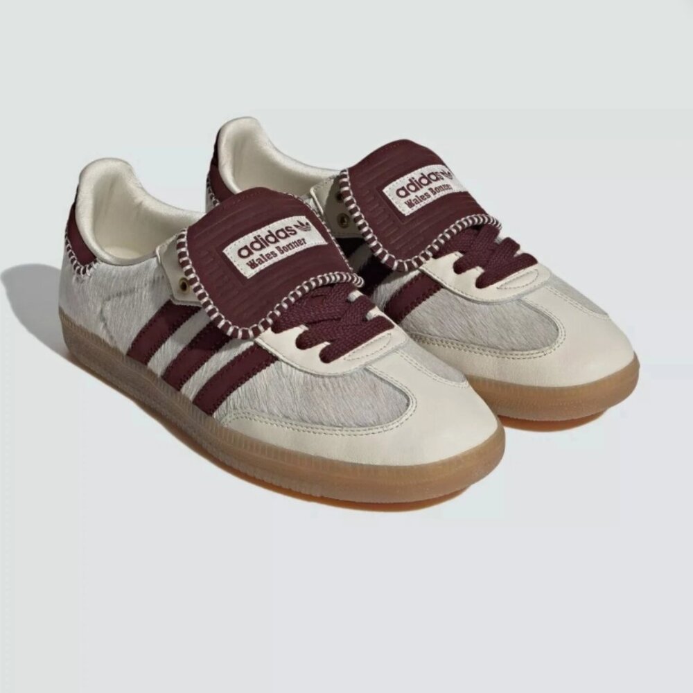 Wales Bonner × adidas Samba Pony Tonal Low Cream White